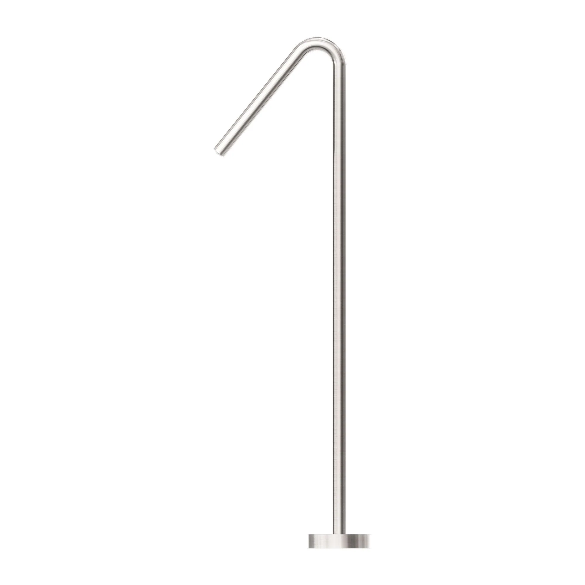 Nero Mecca Freestanding Bath Spout - Brushed Nickel - Image 2