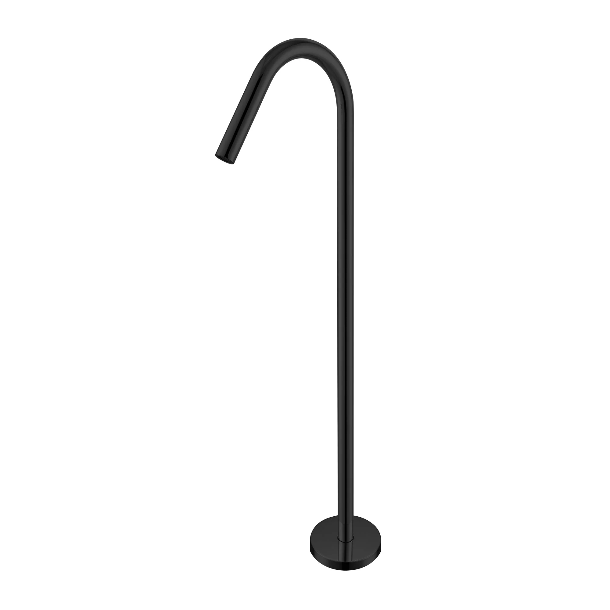 Nero Mecca Freestanding Bath Spout - Black Matte