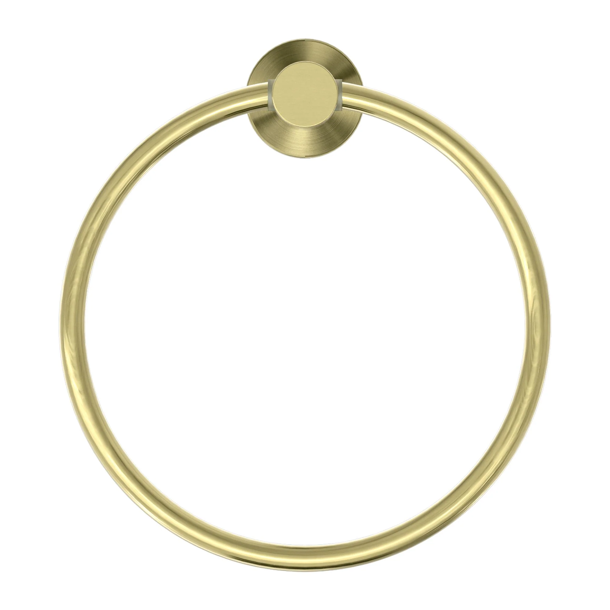 Nero Mecca Hand Towel Ring - Brushed Gold - Image 2