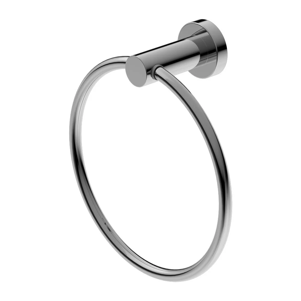 Nero Mecca Hand Towel Ring - Chrome