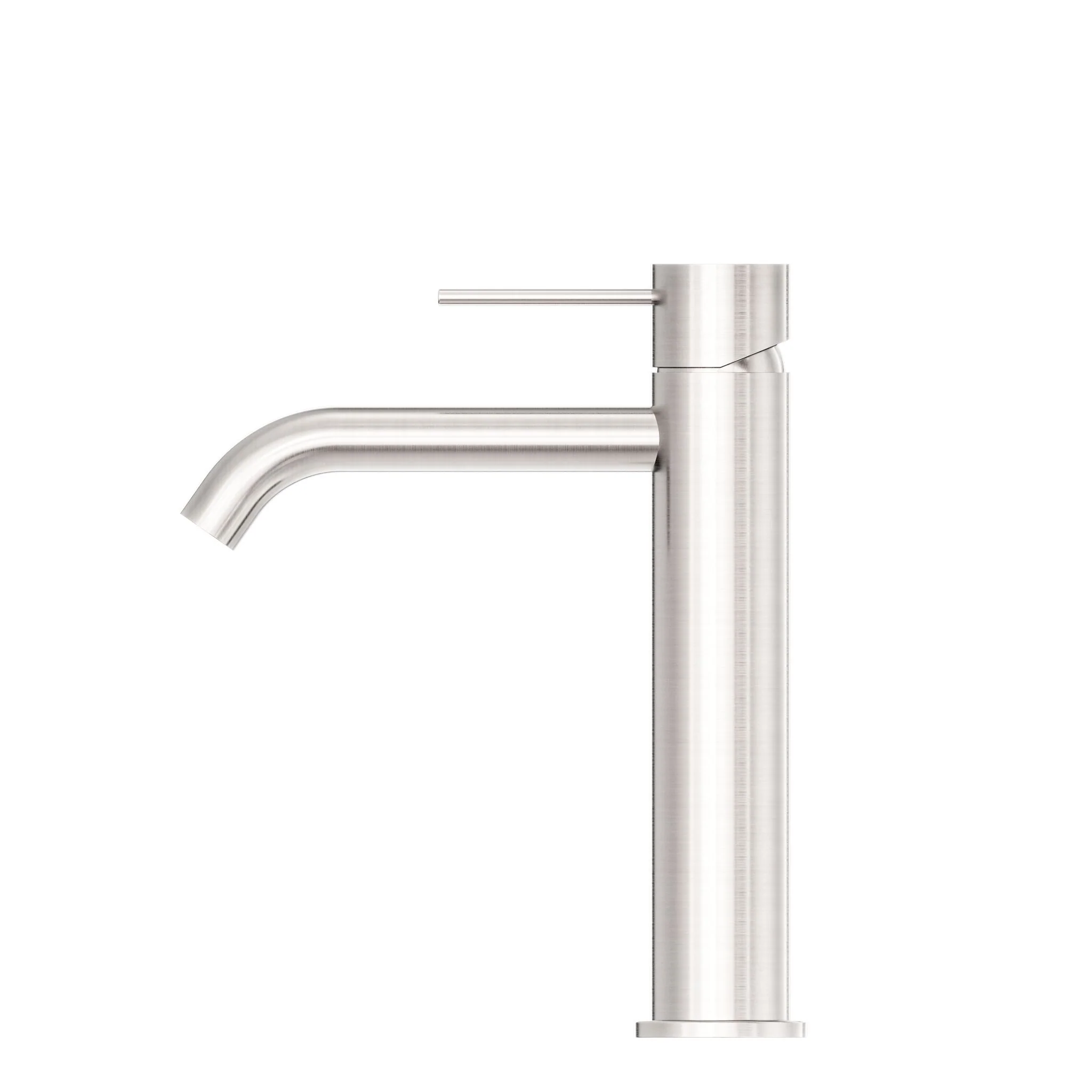 Nero Mecca Mid Tall Basin Mixer - Brushed Nickel - Image 3