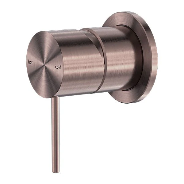 Nero Mecca Shower Mixer 60mm Plate - Brushed Bronze