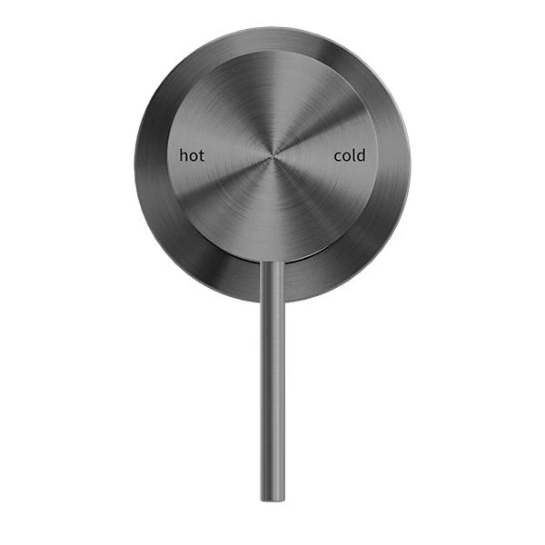 Nero Mecca Shower Mixer 60mm Plate - Gun Metal - Image 2