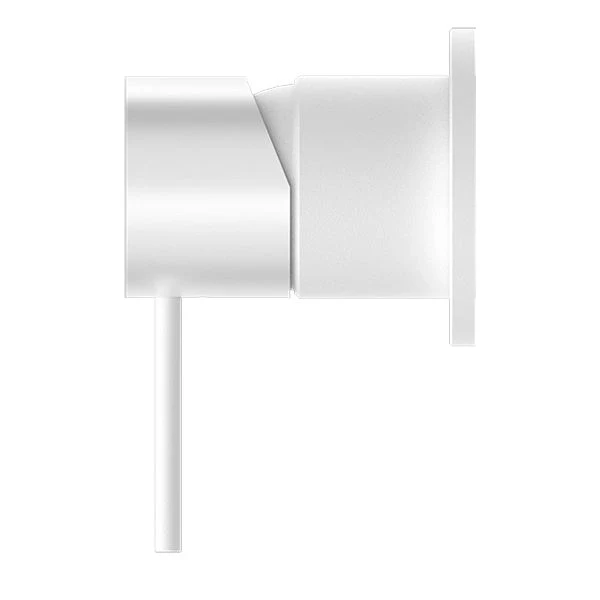Nero Mecca Shower Mixer 60mm Plate - White Matte - Image 3