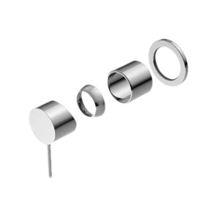 Nero Mecca Shower Mixer 60mm Plate (Trim Kit Only) - Chrome
