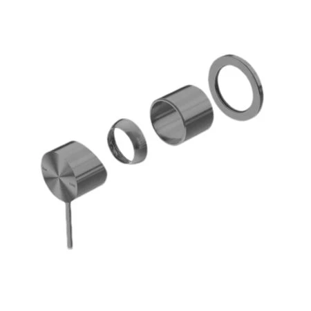 Nero Mecca Shower Mixer 60mm Plate (Trim Kit Only) - Gun Metal