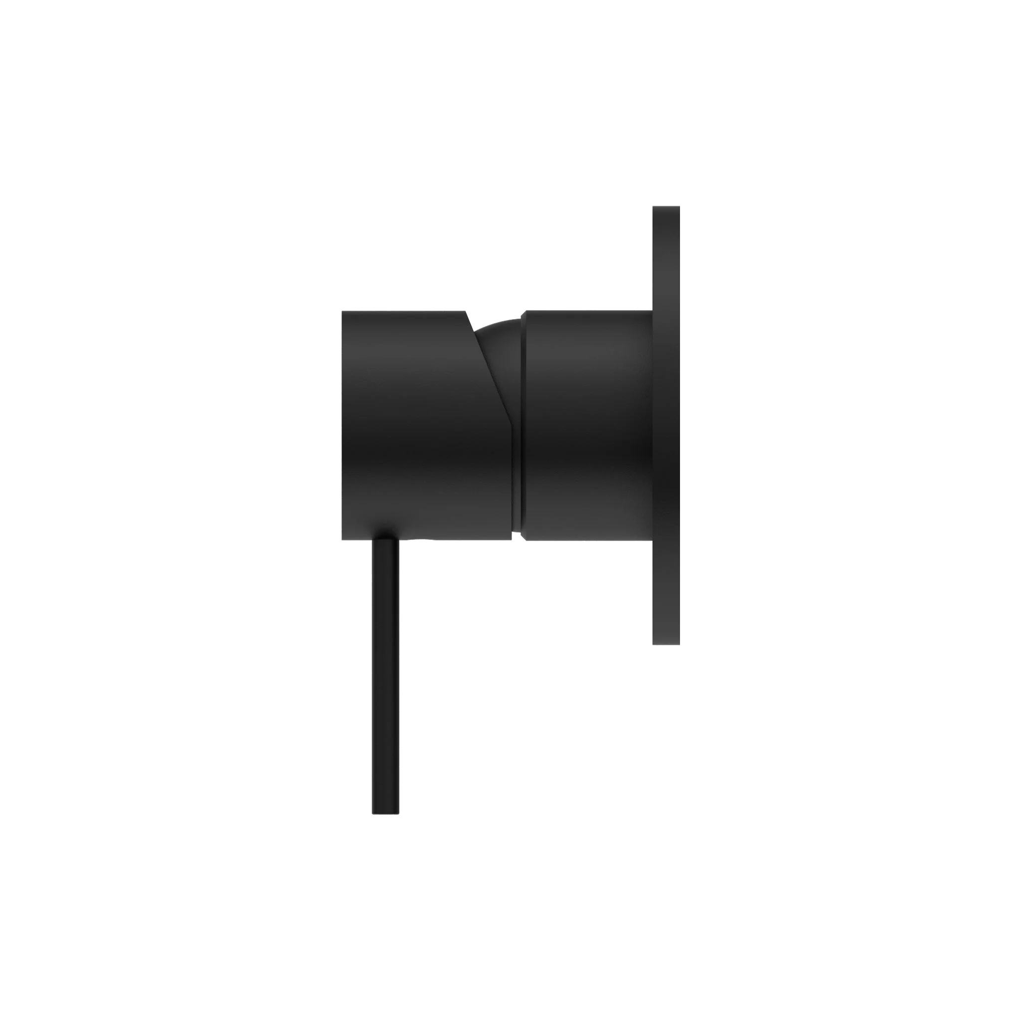 Nero Mecca Shower Mixer 80mm Plate - Black Matte - Image 3