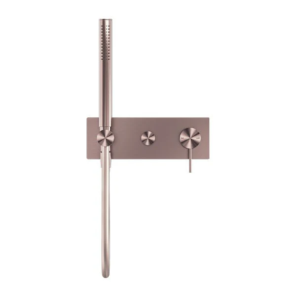 Nero Mecca Shower Mixer Diverter System - Brushed Bronze - Image 2