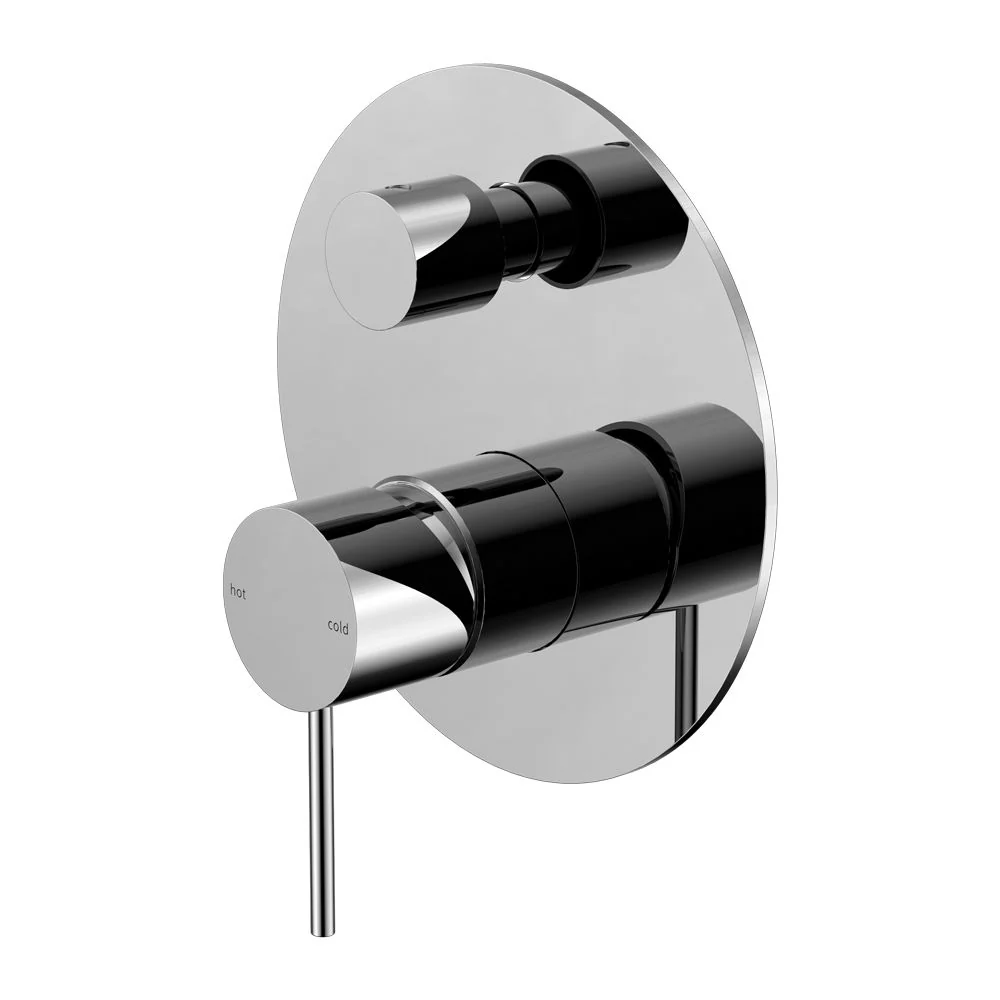 Nero Mecca Shower Mixer With Diverter - Chrome