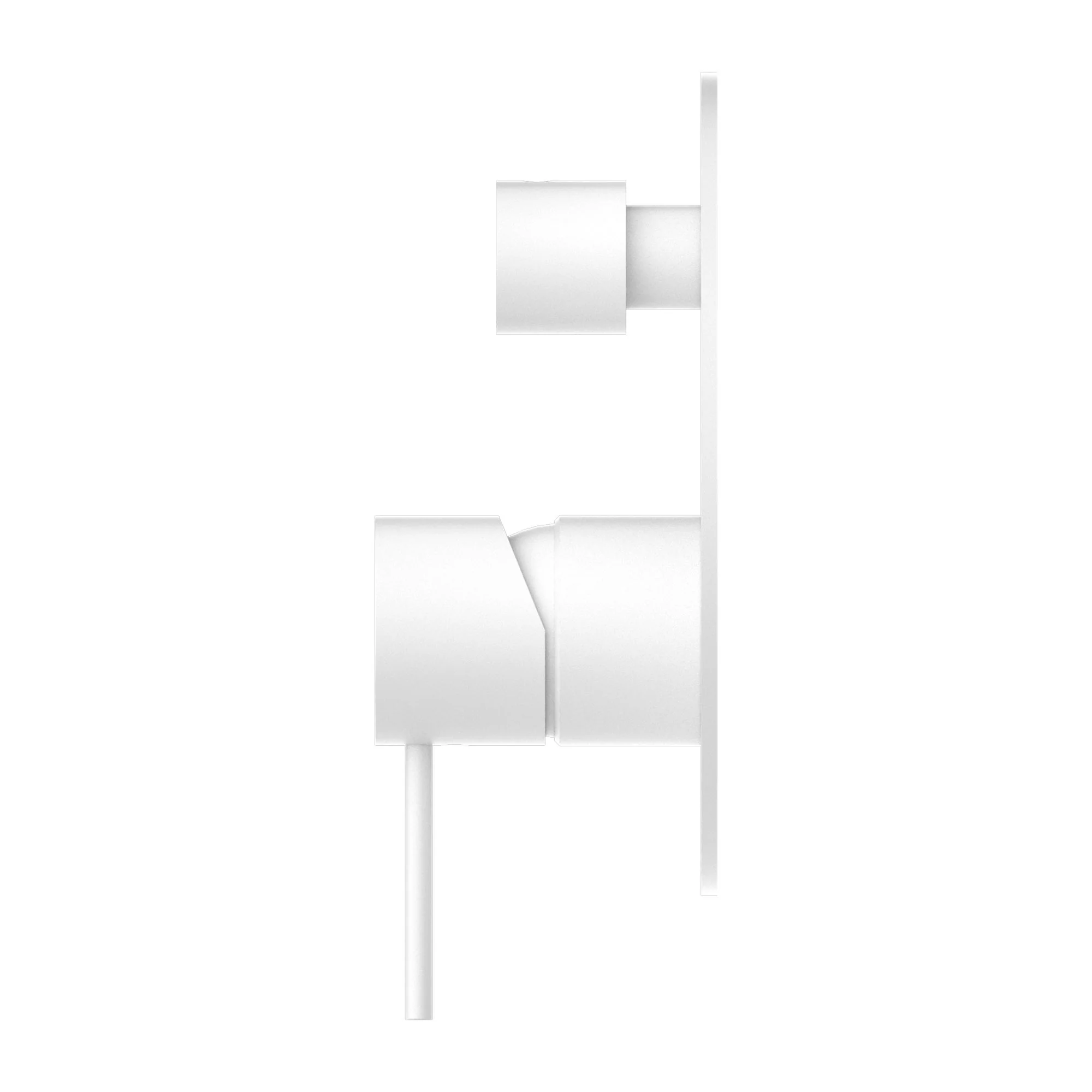 Nero Mecca Shower Mixer With Diverter - White Matte - Image 3