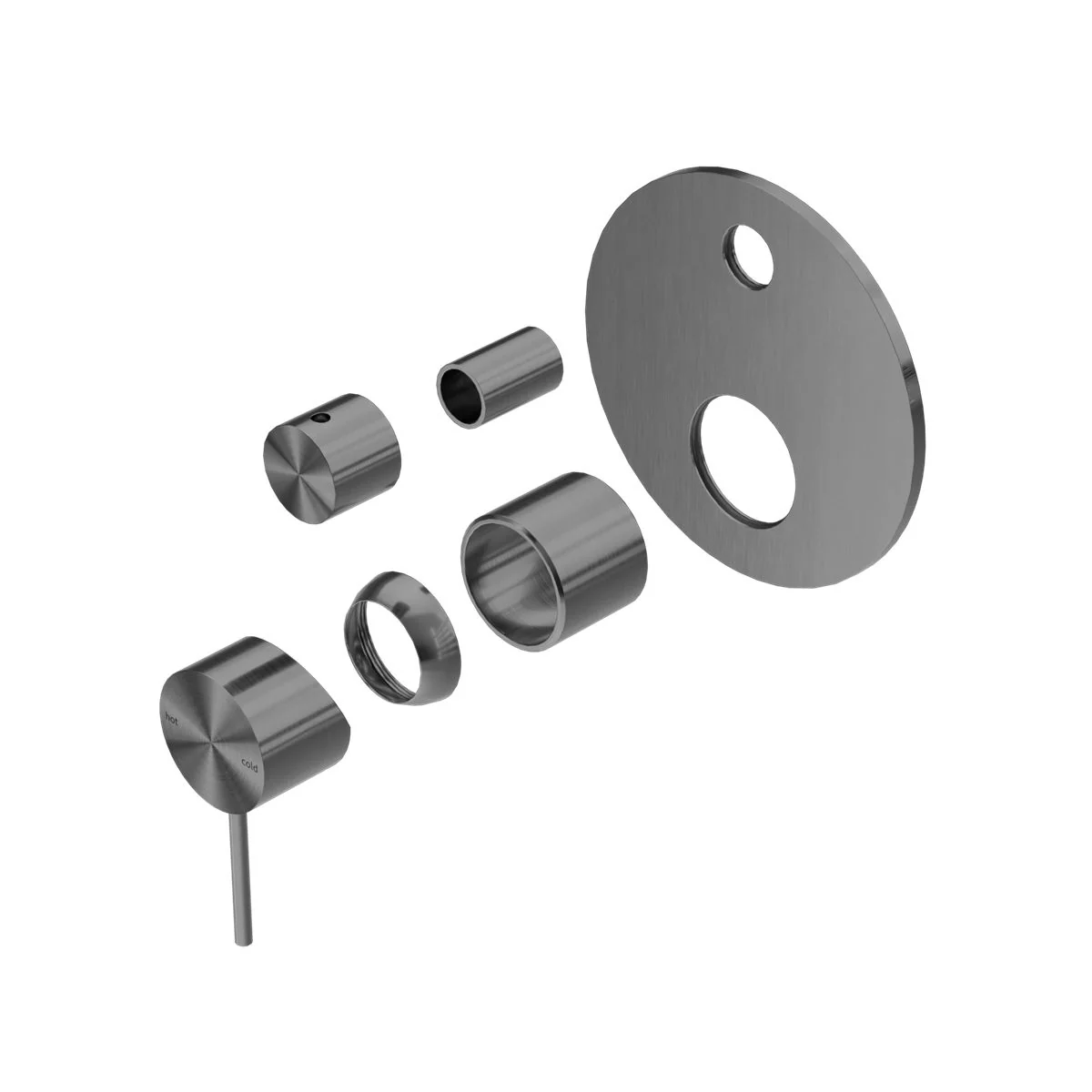 Nero Mecca Shower Mixer With Diverter (Trim Kit Only) - Gun Metal