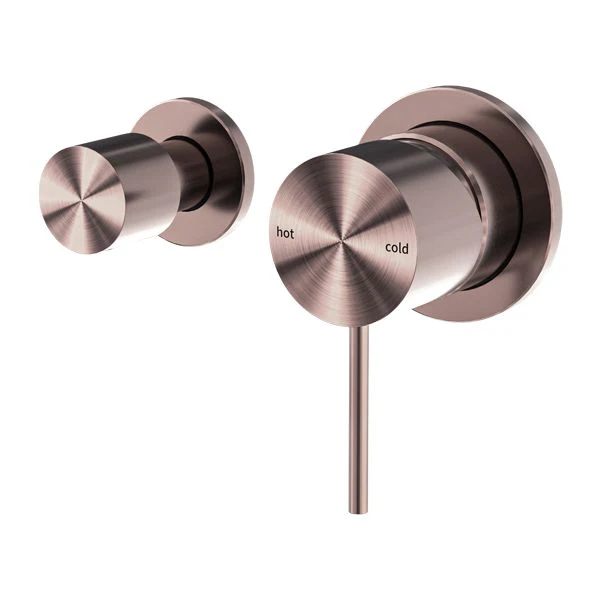 Nero Mecca Shower Mixer With Horizontal 2 Way Diverter - Brushed Bronze
