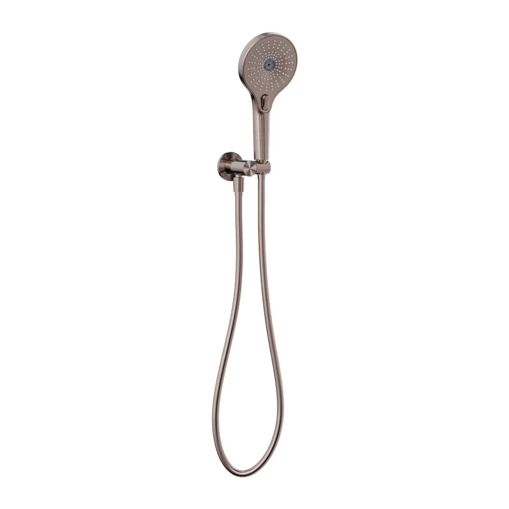Nero Mecca Shower On Bracket - Brushed Bronze