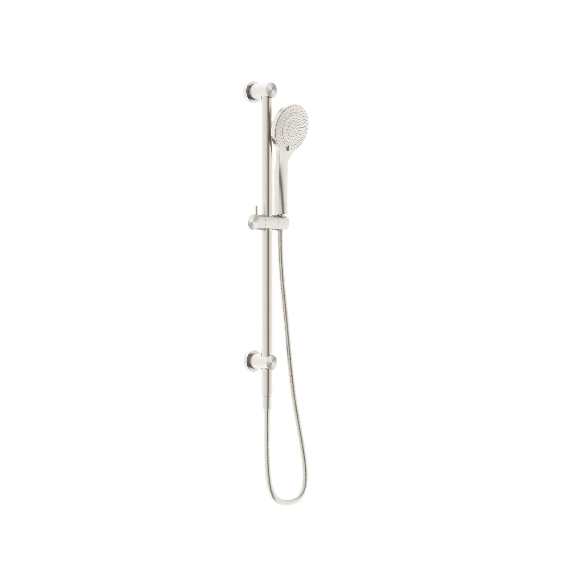 Nero Mecca Shower Rail With Air Shower - Brushed Nickel