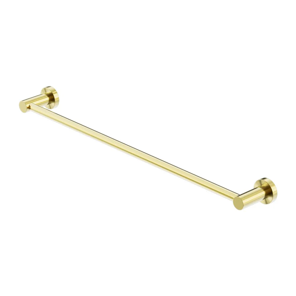Nero Mecca Single Towel Rail - Brushed Gold