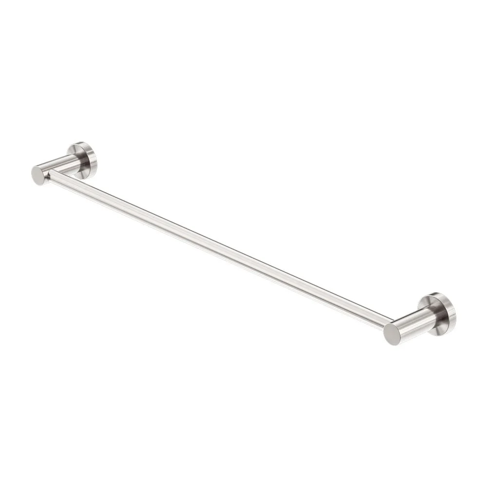 Nero Mecca Single Towel Rail - Brushed Nickel