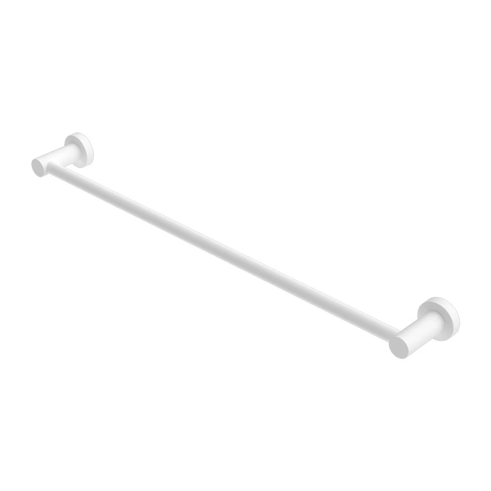 Nero Mecca Single Towel Rail - White Matte