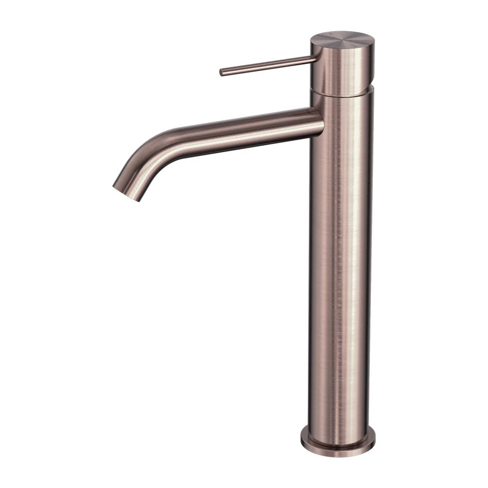 Nero Mecca Tall Basin Mixer - Brushed Bronze