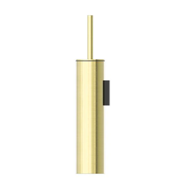 Nero Mecca Toilet Brush Holder - Brushed Gold - Image 2