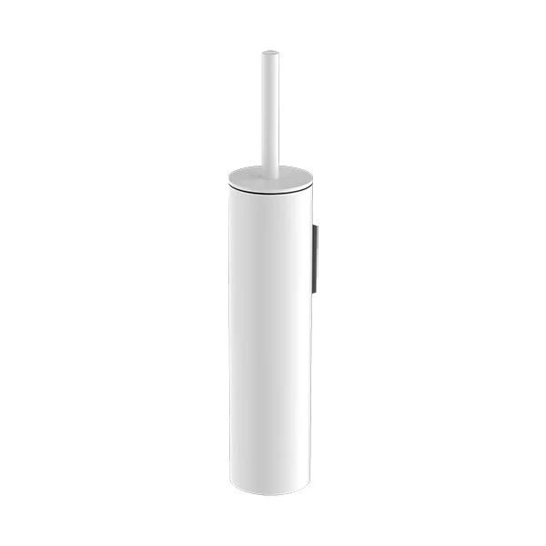 Nero Mecca Toilet Brush Holder - White Matte