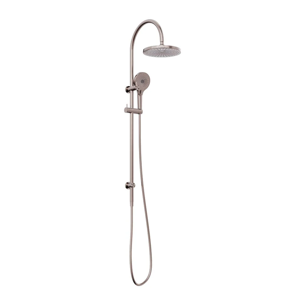 Nero Mecca Twin Shower - Brushed Bronze