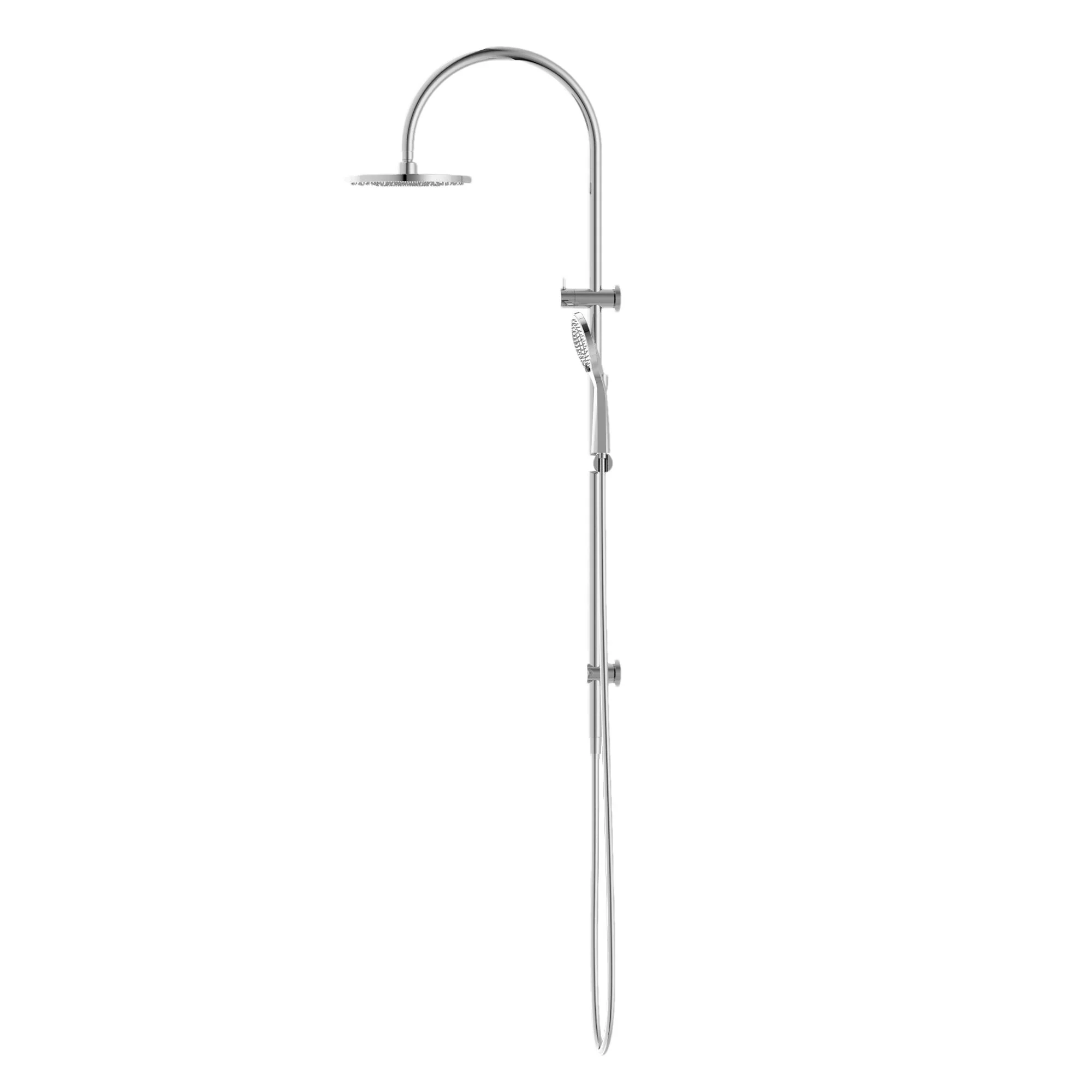 Nero Mecca Twin Shower With Air Shower - Chrome - Image 2