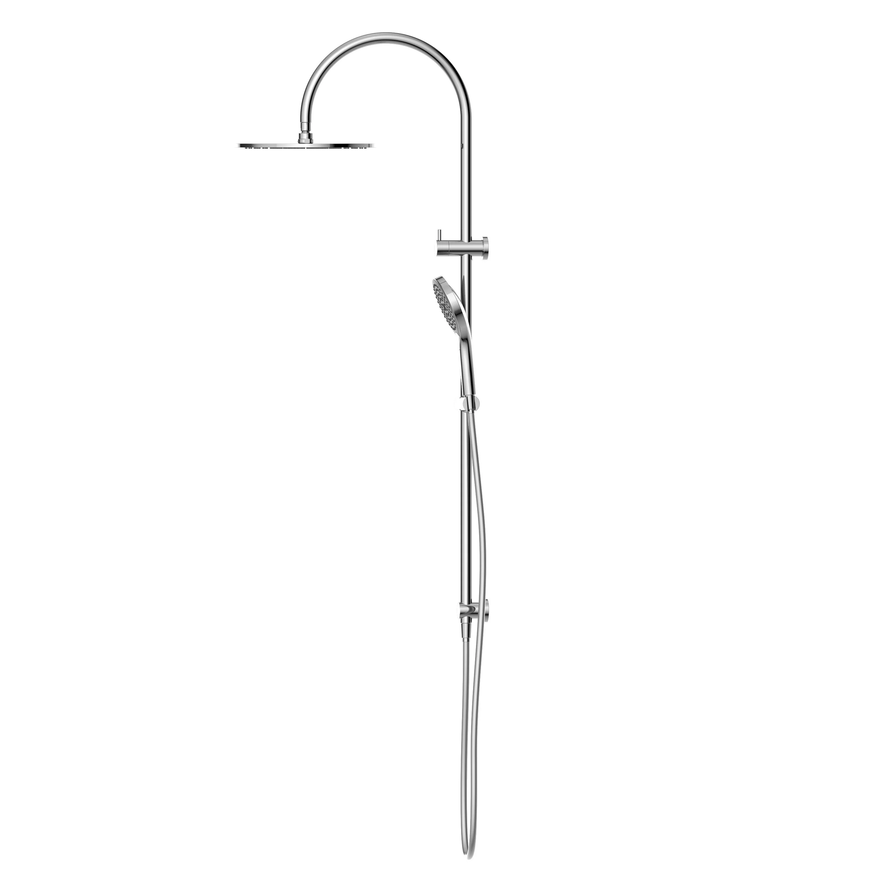 Nero Mecca Twin Shower With Air Shower II - Chrome - Image 3