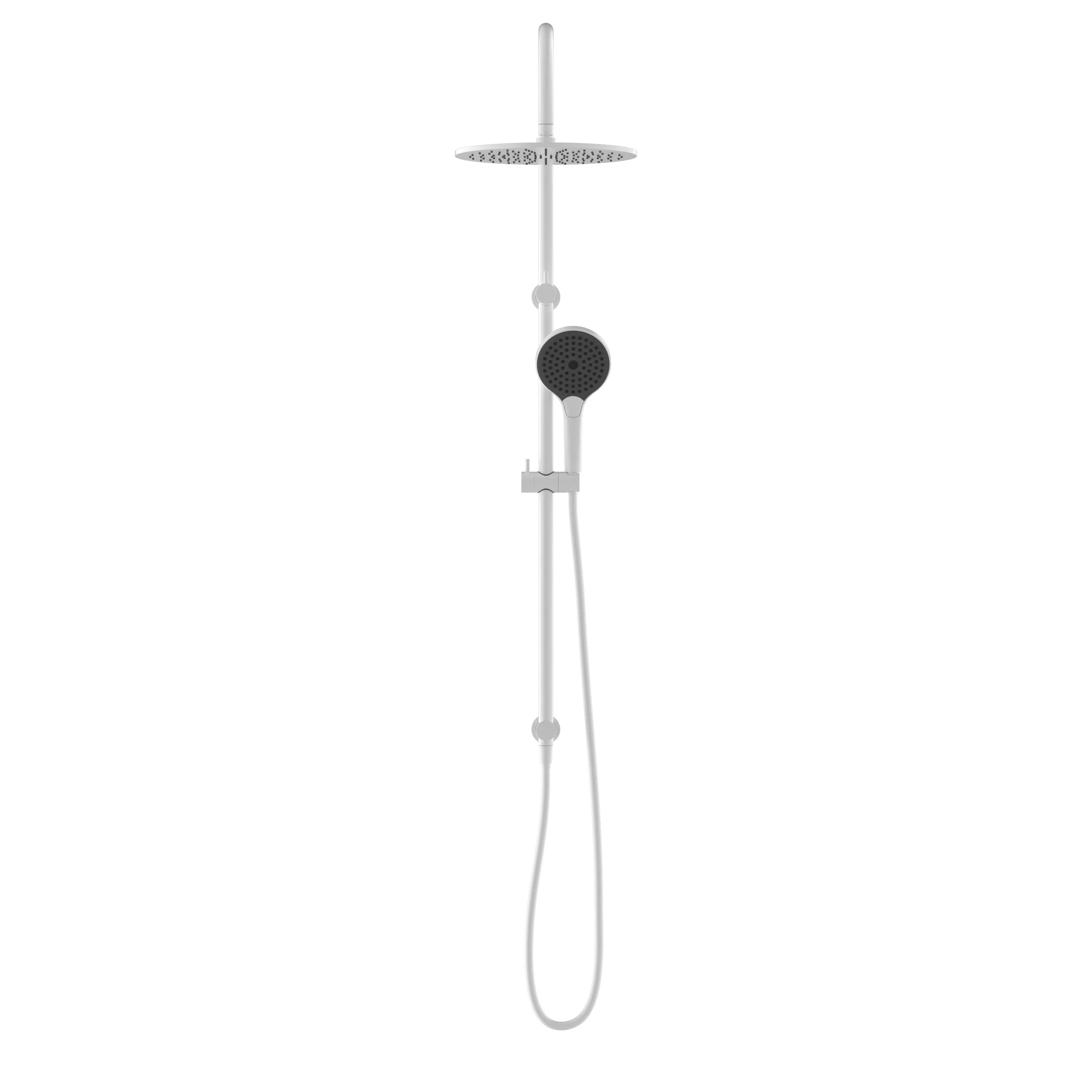 Nero Mecca Twin Shower With Air Shower II - White Matte - Image 3