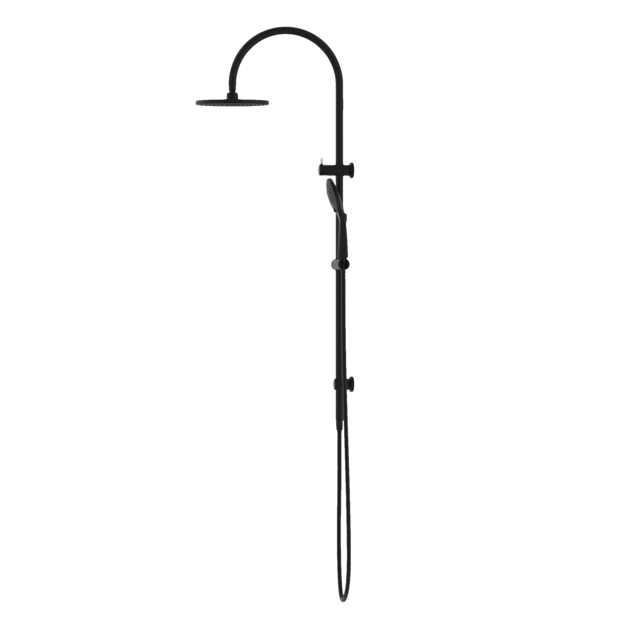 Nero Mecca Twin Shower With Air Shower - Black Matte - Image 2