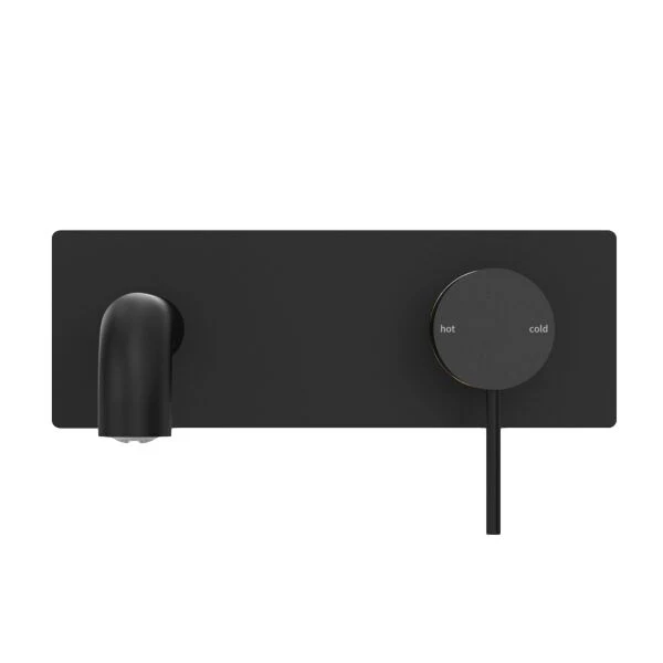 Nero Mecca Wall Basin/Bath Mixer - Black Matte - Image 2