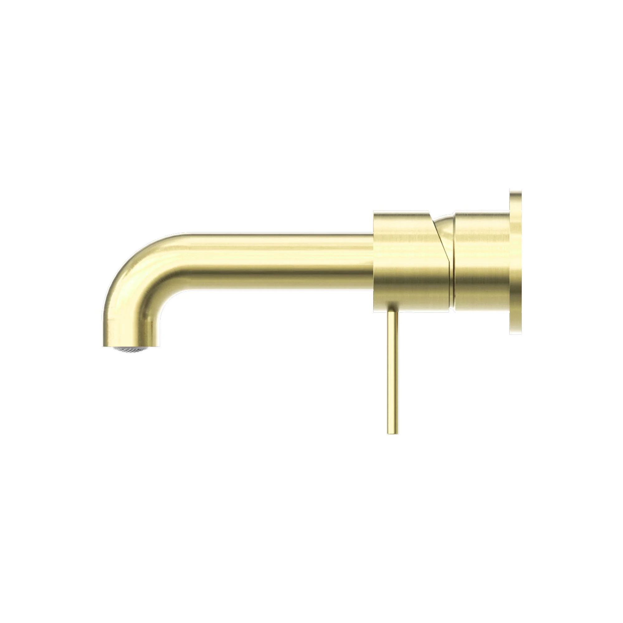 Nero Mecca Wall Basin/Bath Mixer Separate Back Plate - Brushed Gold - Image 3