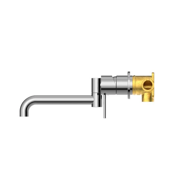 Nero Mecca Wall Basin/Bath Mixer Swivel Spout 225mm - Chrome - Image 2
