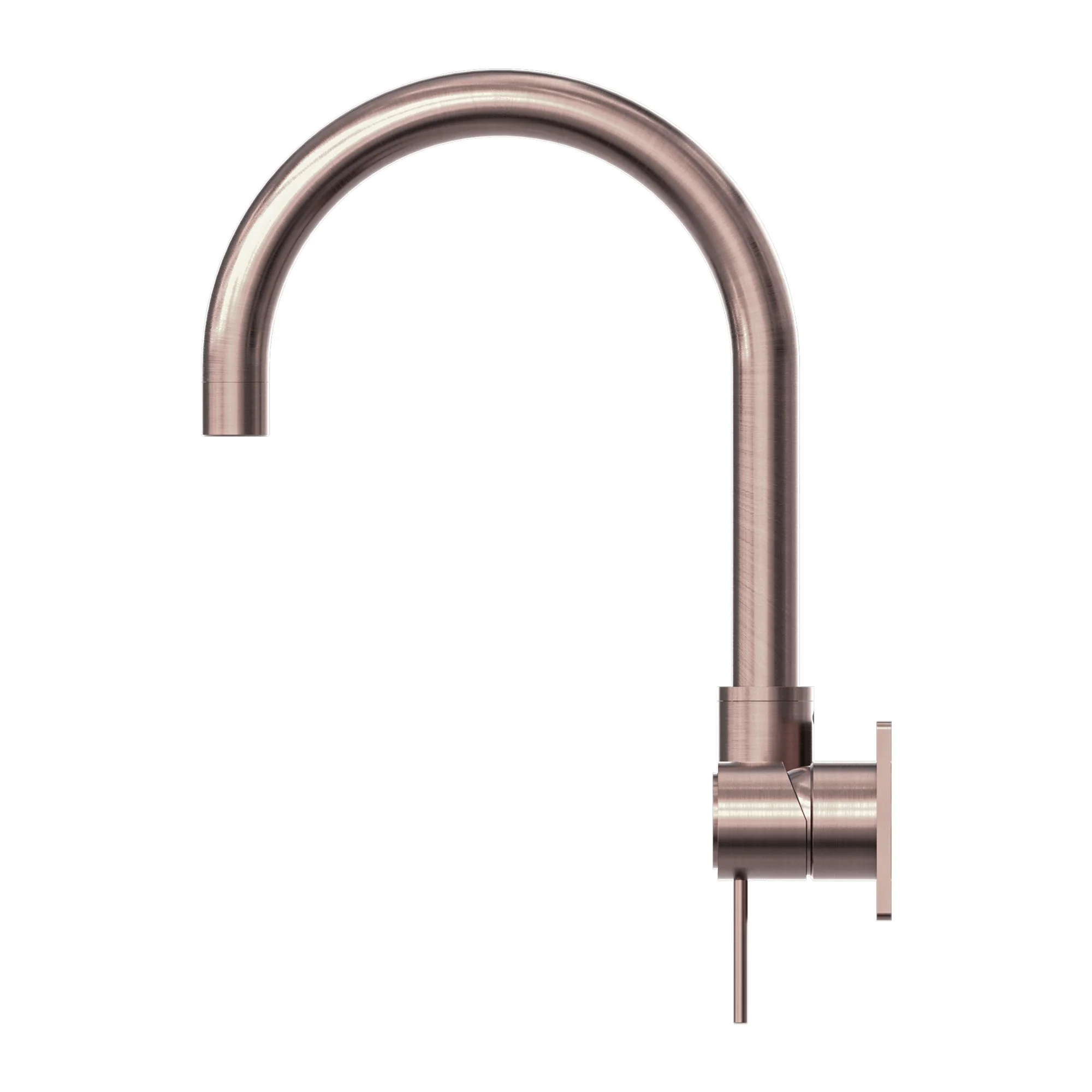 Nero Mecca Wall Basin/Bath Mixer Swivel Spout - Brushed Bronze - Image 3