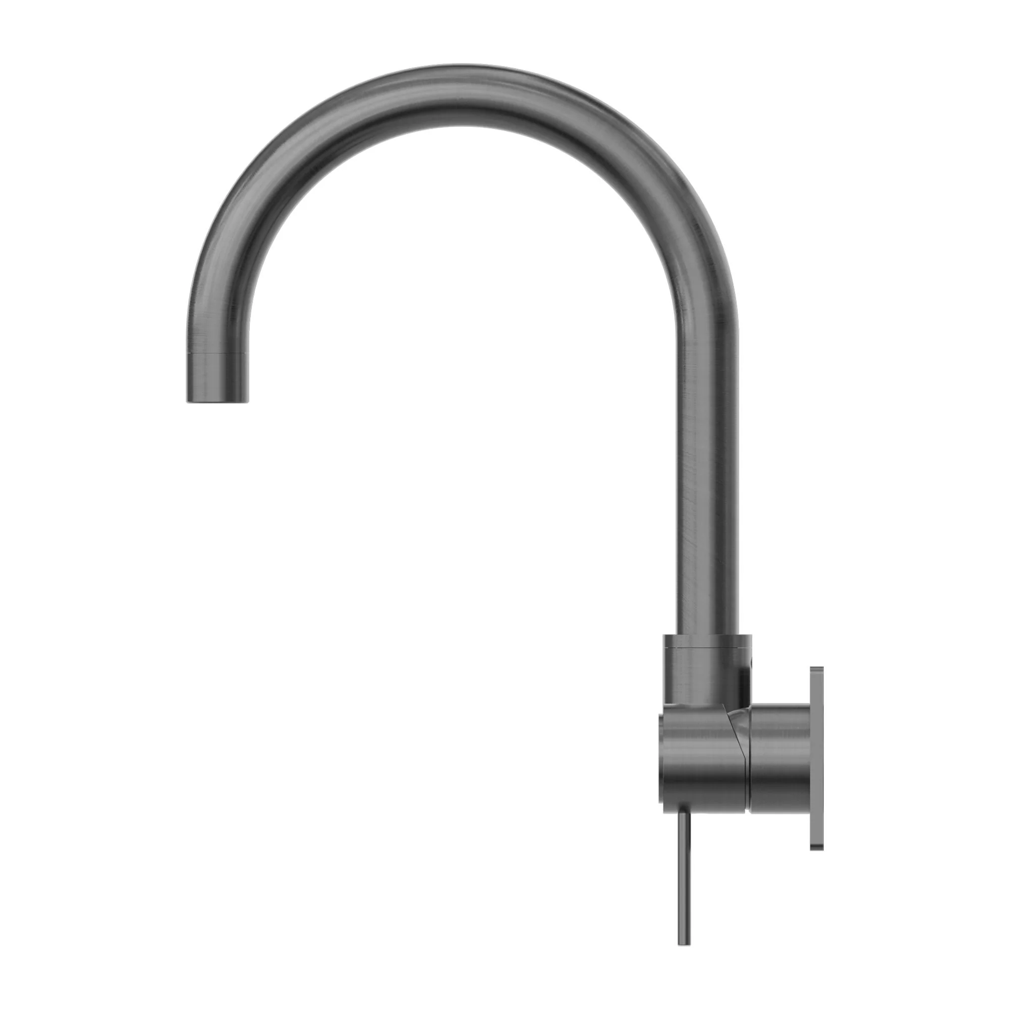 Nero Mecca Wall Basin/Bath Mixer Swivel Spout - Gun Metal - Image 3