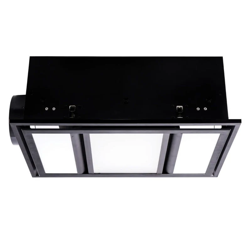 Mercator Domino Premium Bathroom 3-in-1 Heater Exhaust Fan Light - Black - Image 3