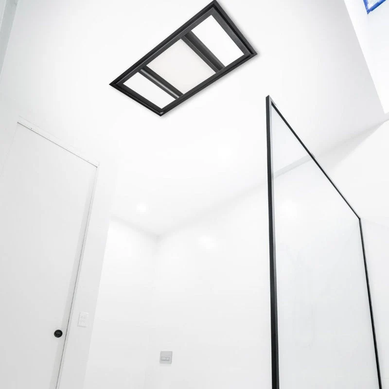 Mercator Domino Premium Bathroom 3-in-1 Heater Exhaust Fan Light - Black - Image 4
