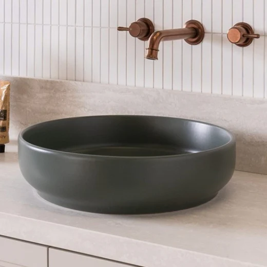 ADP Monroe 400mm Above Counter Basin - Matte Forest - Image 2