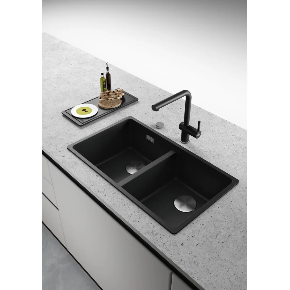 Franke Maris Double Bowl Sink - Matte black - Image 2