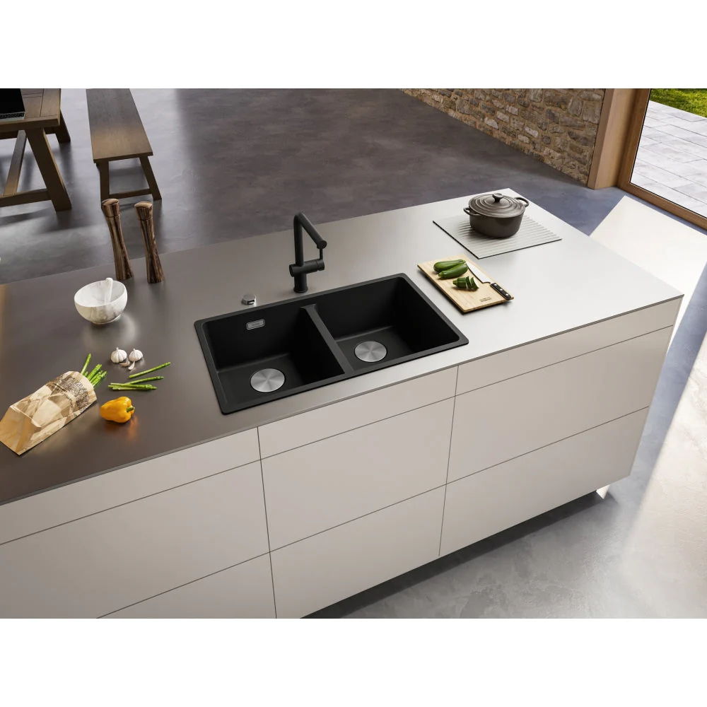 Franke Maris Double Bowl Sink - Matte black - Image 3
