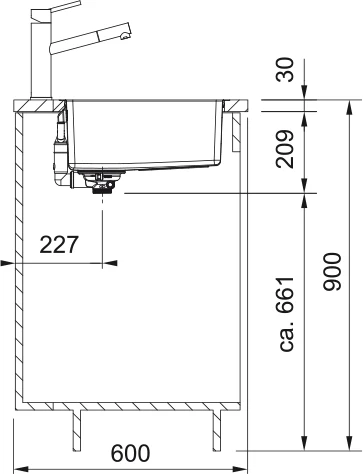 Franke Maris 1 & 1/2 Bowl Sink - Image 3