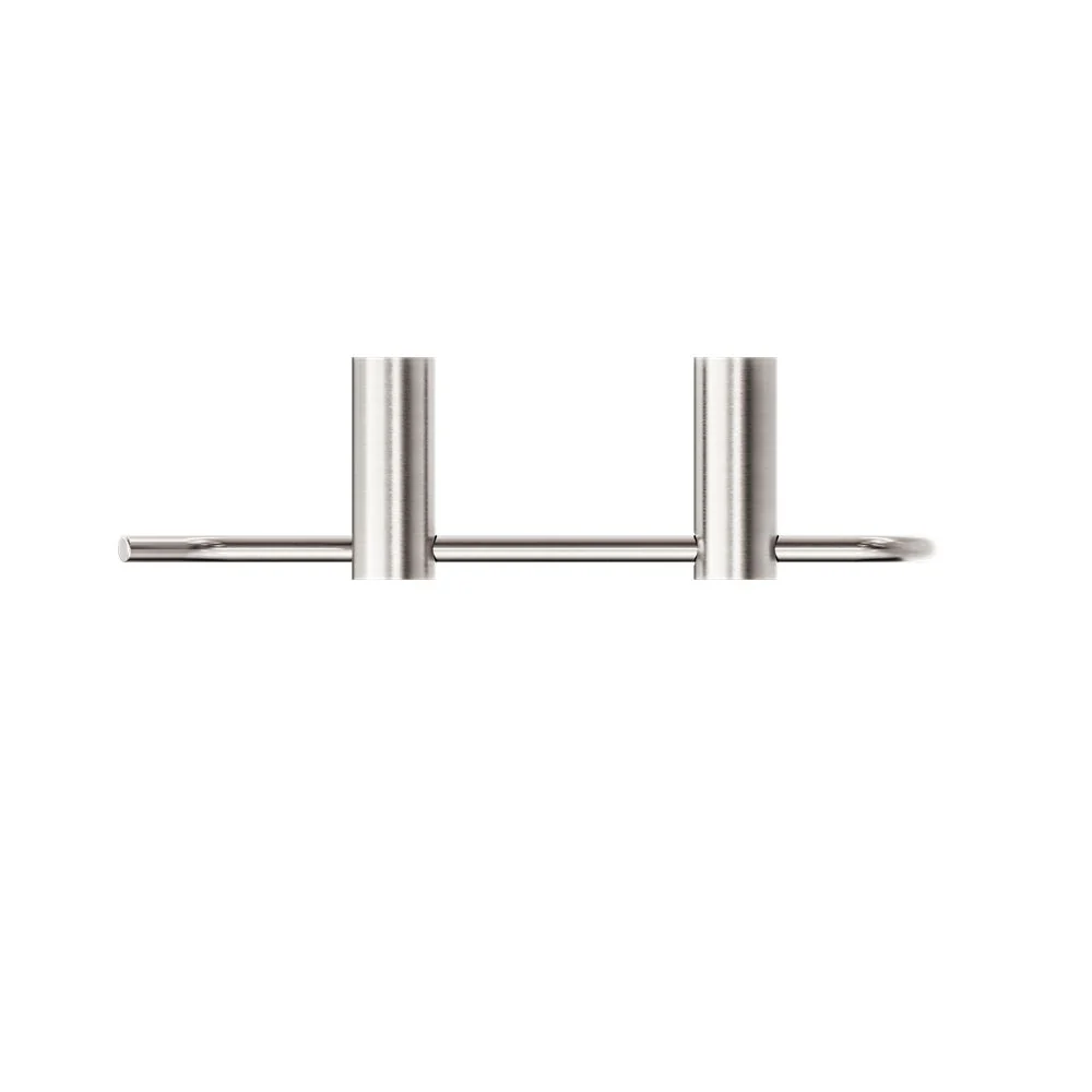 Nero Mecca II Hand Towel Rail - Brushed Nickel - Image 3
