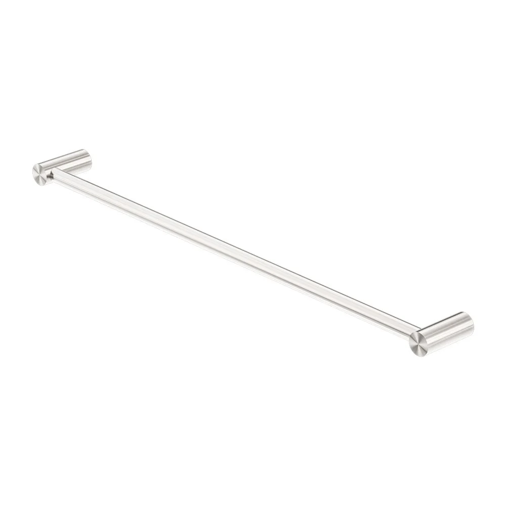 Nero Mecca II Single Towel Rail - Brushed Nickel