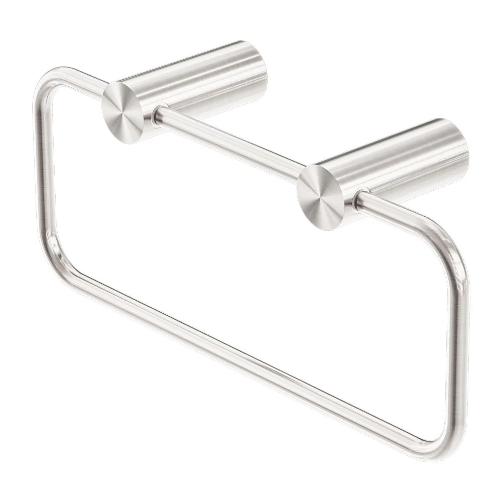 Nero Mecca II Towel Ring - Brushed Nickel