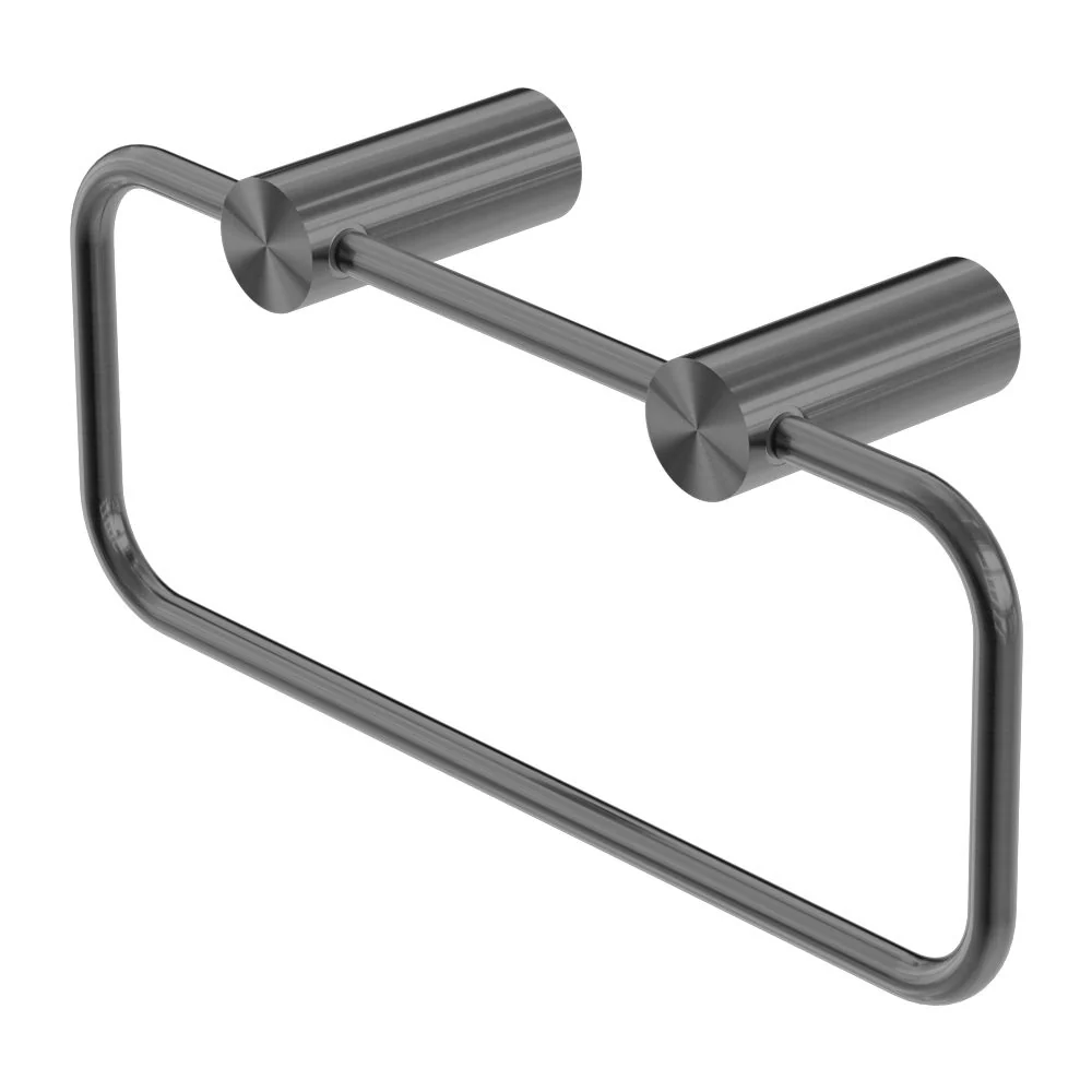 Nero Mecca II Towel Ring - Gun Metal