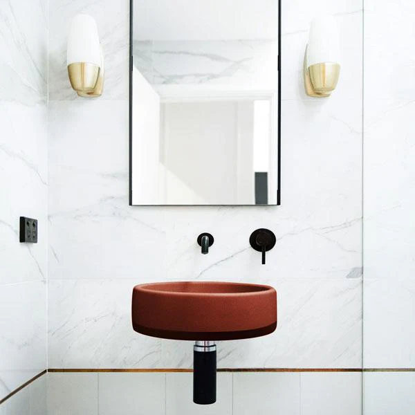 Nood Co Bowl Basin Two Tone Wall Hung - 14 Colours