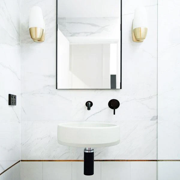 Nood Co Bowl Basin Two Tone Wall Hung - 14 Colours - Image 12