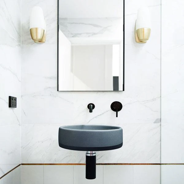 Nood Co Bowl Basin Two Tone Wall Hung - 14 Colours - Image 4