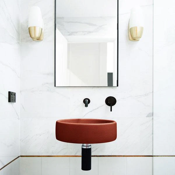 Nood Co Bowl Basin Wall Hung - 14 Colours - Image 5
