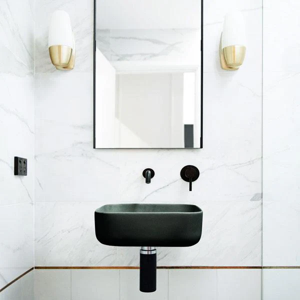 Nood Co Cube Basin Wall Hung - 14 Colours - Image 3