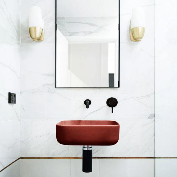 Nood Co Cube Basin Wall Hung - 14 Colours - Image 4